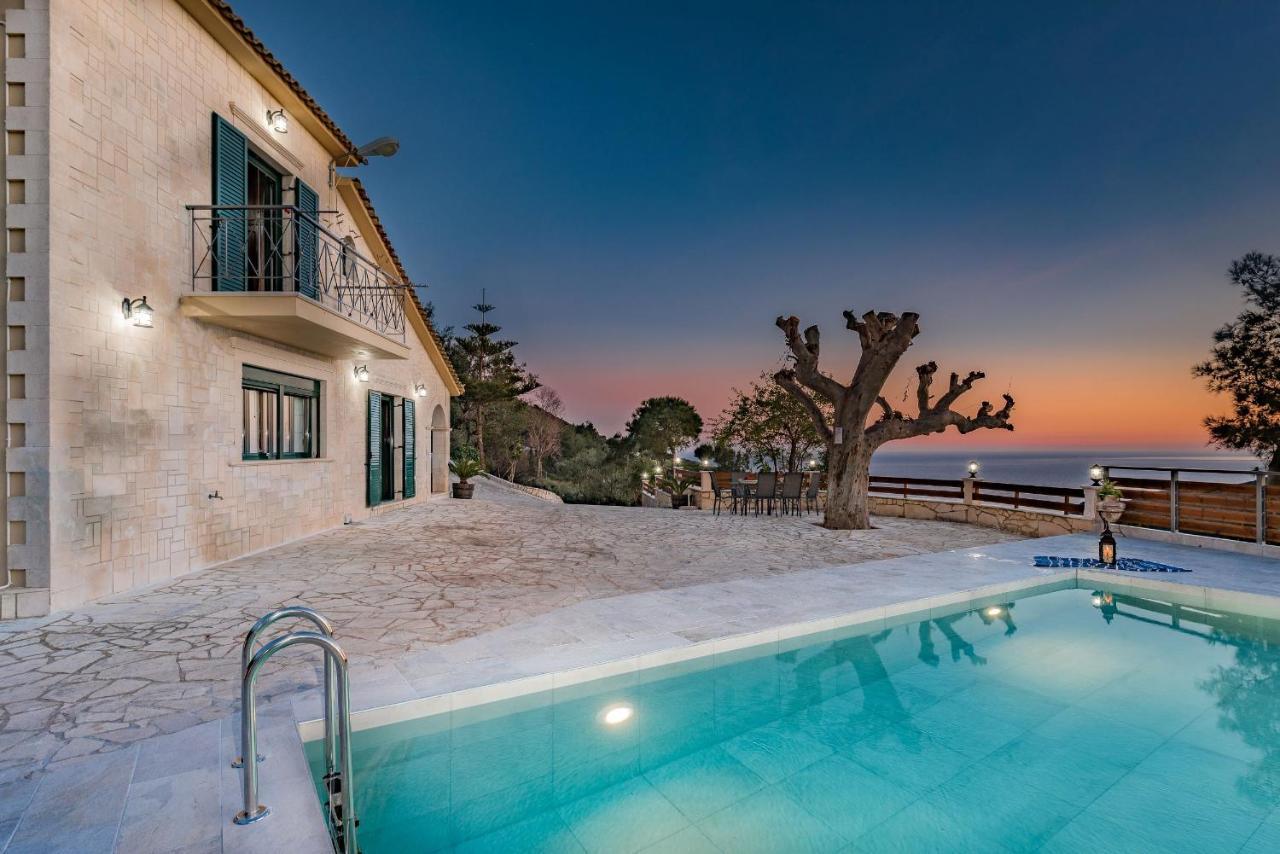 Villa Kanalos - Private Pool & Stunning Views, By Zantewize Kalamákion Exterior foto